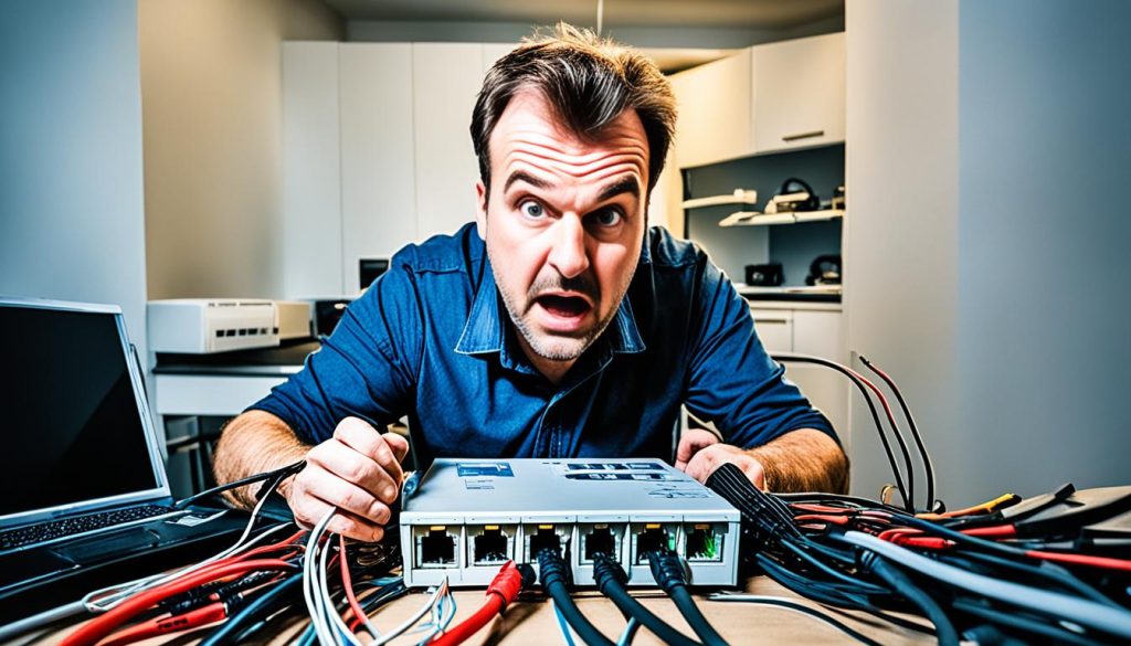 fix malfunctioning broadband router