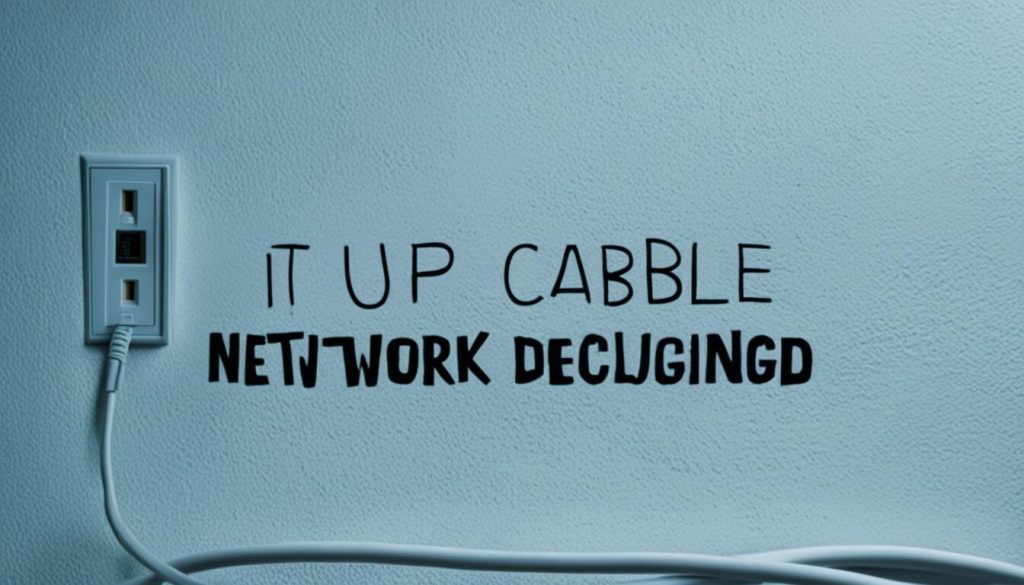 network cable unplugged