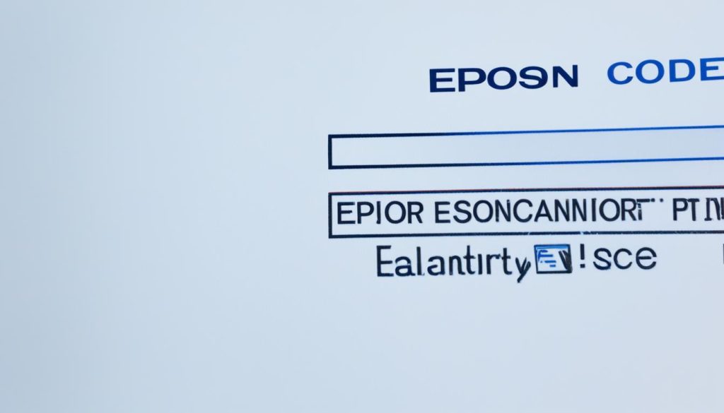 Epson printer scanner error